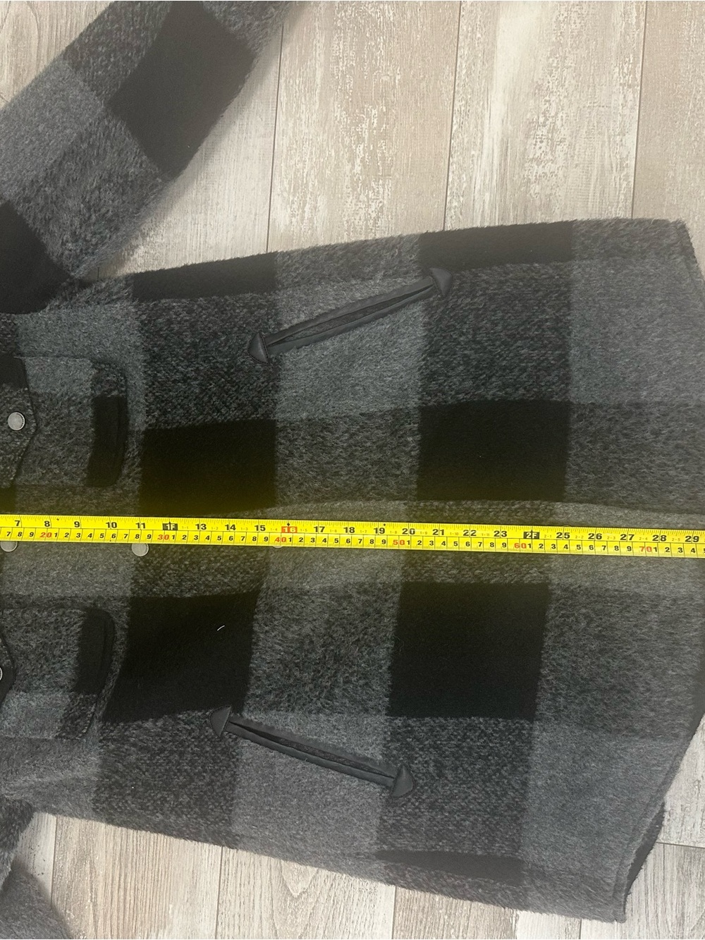 Lucky Brand Plaid Sherpa Teddy Jacket Coat Medium EUC - Picture 7 of 8